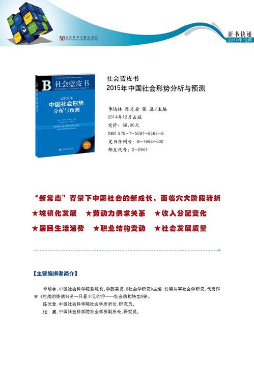 《社会蓝皮书　2015年中国社会形势分析与预测》新书快递_页面_1