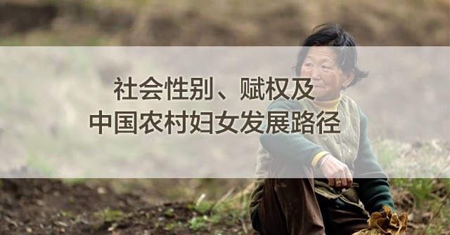 社会性别、赋权及中国农村妇女发展路径